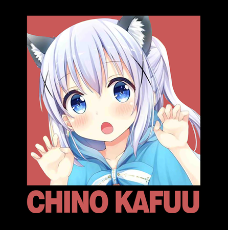 Koszulka Czarna - Is the Order a Rabbit?  - WYBIERZ KOLOR KOSZULKI I FASON