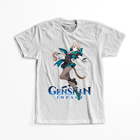 Koszulka Biała Genshin Impact - Lynette - WYBIERZ KOLOR