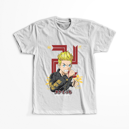 Koszulka Biała Tokyo Revengers WYBIERZ KOLOR KOSZULKI I FASON