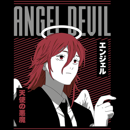 Koszulka Czarna Chainsaw Man WYBIERZ KOLOR KOSZULKI I FASON