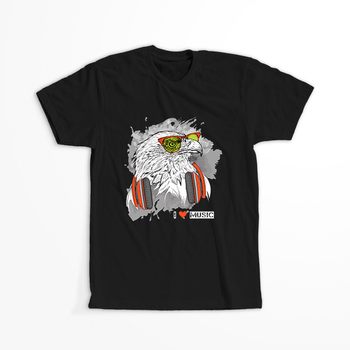 Koszulka Muzyka KOLOR KOSZULKI I FASON