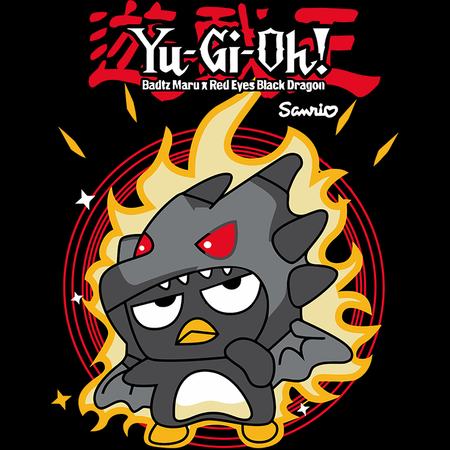 Koszulka Czarna - Badtz-Maru & Yu-Gi-Oh! - WYBIERZ KOLOR KOSZULKI I FASON