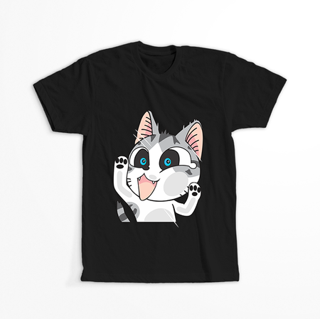 Koszulka Czarna - Chii Sweet Home - WYBIERZ KOLOR KOSZULKI I FASON