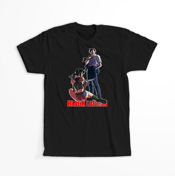 Koszulka Czarna - Black Lagoon - WYBIERZ KOLOR KOSZULKI I FASON