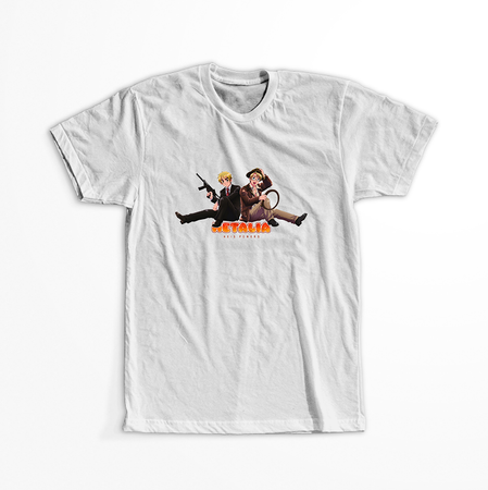 Koszulka Biała Axis Powers Hetalia - WYBIERZ KOLOR KOSZULKI I FASON