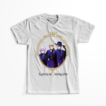 Koszulka Biała - Twisted Wonderland POMEFIORE WYBIERZ KOLOR KOSZULKI I FASON