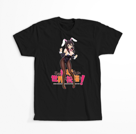 Koszulka Czarna KonoSuba: God's Blessing on This Wonderful World! / Kono Subarashii Sekai ni Shukufuku wo! - WYBIERZ KOLOR KOSZULKI I FASON