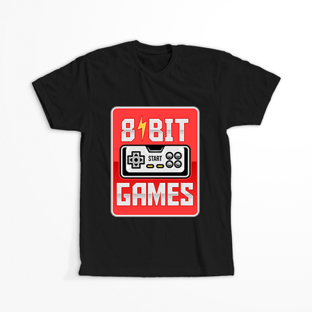 Koszulka  8 bit games WYBIERZ KOLOR KOSZULKI I FASON
