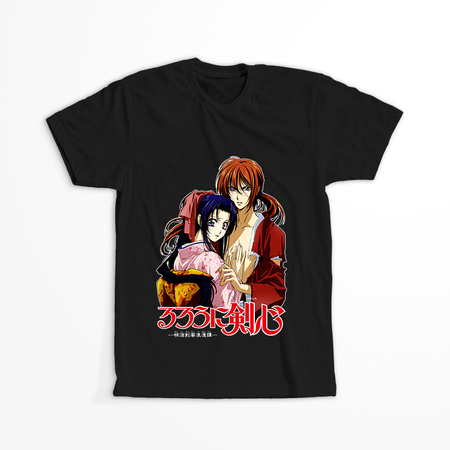 Koszulka Czarna Rurouni Kenshin WYBIERZ KOLOR KOSZULKI I FASON