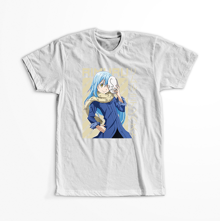 Koszulka Biała Tensei Shitara Slime Datta Ken - WYBIERZ KOLOR KOSZULKI I FASON