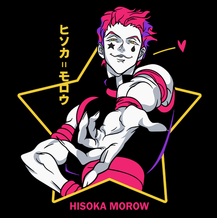 Koszulka Biała Hunter x Hunter WYBIERZ KOLOR KOSZULKI I FASON