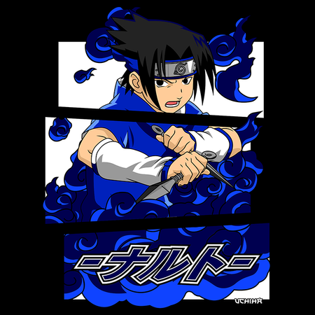 Koszulka Czarna Naruto / Boruto - WYBIERZ KOLOR KOSZULKI I FASON