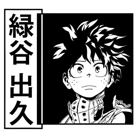 Koszulka Biała My Hero Academia / Akademia bohaterów - WYBIERZ KOLOR KOSZULKI I FASON