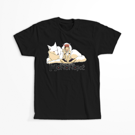 Koszulka Czarna - Princess Mononoke - WYBIERZ KOLOR KOSZULKI I FASON