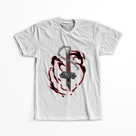 Koszulka Biała Demon Slayer / Kimetsu no Yaiba / Miecz zabójcy demonów - WYBIERZ KOLOR KOSZULKI I FASON