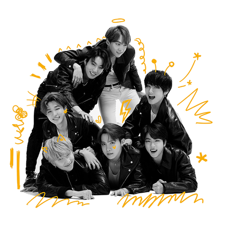 Koszulka Biała BTS WYBIERZ FASON KOSZULKI