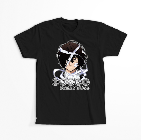 Koszulka Czarna - Bungou Stray Dogs - WYBIERZ KOLOR KOSZULKI I FASON
