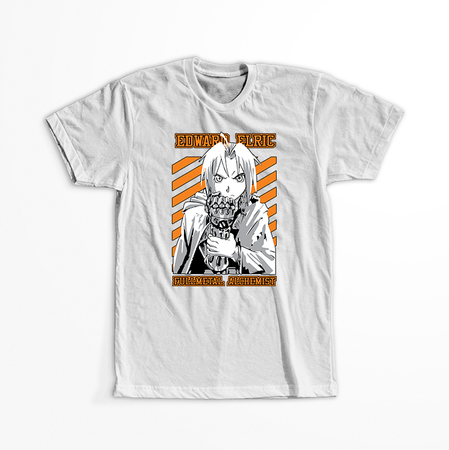 Koszulka Biała Fullmetal Alchemist - WYBIERZ KOLOR KOSZULKI I FASON