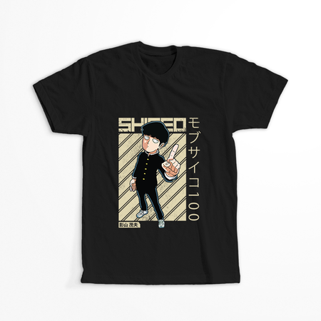 Koszulka Czarna Mob Psycho 100 WYBIERZ KOLOR KOSZULKI I FASON