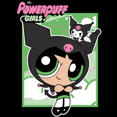 Koszulka Biała - Kuromi  & The Powerpuff Girls - WYBIERZ KOLOR KOSZULKI I FASON