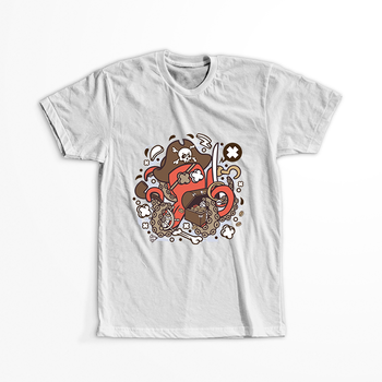 Koszulka Ośmiornica WYBIERZ KOLOR KOSZULKI I FASON