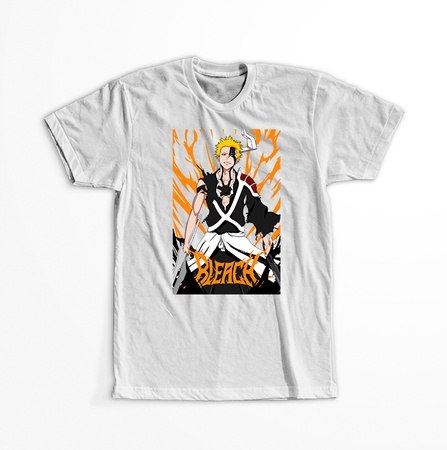 Koszulka Biała Bleach - WYBIERZ KOLOR KOSZULKI I FASON