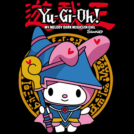 Koszulka Czarna - Cinnamonroll & Yu-Gi-Oh! - WYBIERZ KOLOR KOSZULKI I FASON