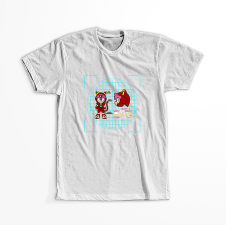 Koszulka Biała Samurai Pizza Cats / Samuraje z Pizza Kot - WYBIERZ KOLOR KOSZULKI I FASON