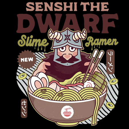 Koszulka Czarna Delicious in Dungeon / Dungeon Meshi - WYBIERZ KOLOR KOSZULKI I FASON