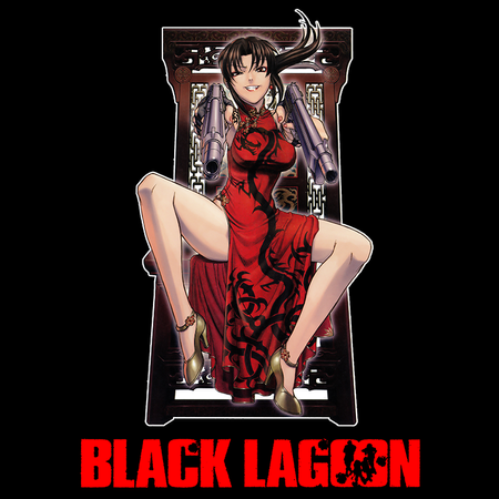 Koszulka Czarna - Black Lagoon - WYBIERZ KOLOR KOSZULKI I FASON