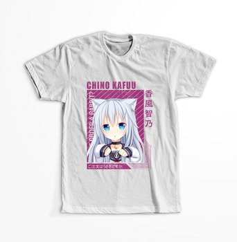 Koszulka Biała - Is the Order a Rabbit? - WYBIERZ KOLOR KOSZULKI I FASON