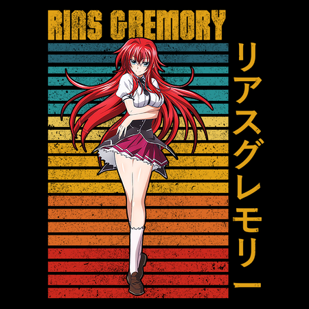 Koszulka Biała Highschool DxD - WYBIERZ KOLOR KOSZULKI I FASON