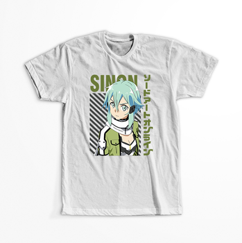 Koszulka Biała Sword Art Online - WYBIERZ KOLOR KOSZULKI I FASON