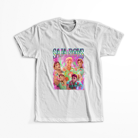 Koszulka Biała KPop Demon Hunters WYBIERZ KOLOR KOSZULKI I FASON