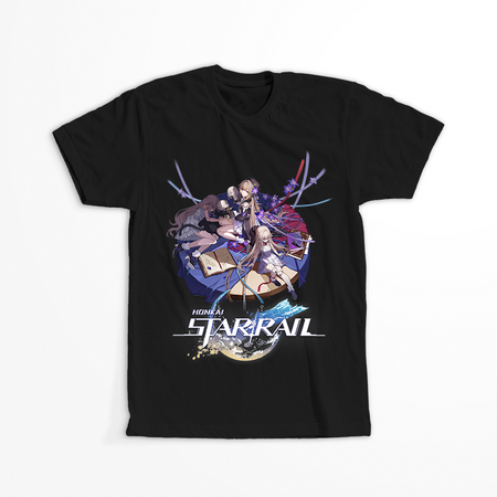 Koszulka Czarna - Honkai Star Rail  - Herta WYBIERZ KOLOR KOSZULKI I FASON