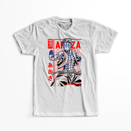 Koszulka Biała Demon Slayer / Kimetsu no Yaiba / Miecz zabójcy demonów - WYBIERZ KOLOR KOSZULKI I FASON