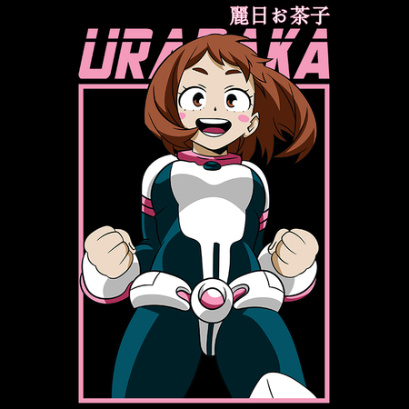 Koszulka Czarna My Hero Academia / Akademia bohaterów - WYBIERZ KOLOR KOSZULKI I FASON