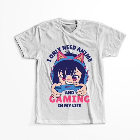 Koszulka I Only need anime  WYBIERZ KOLOR KOSZULKI I FASON