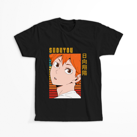 Koszulka Czarna - Haikyuu!!  - WYBIERZ KOLOR KOSZULKI I FASON