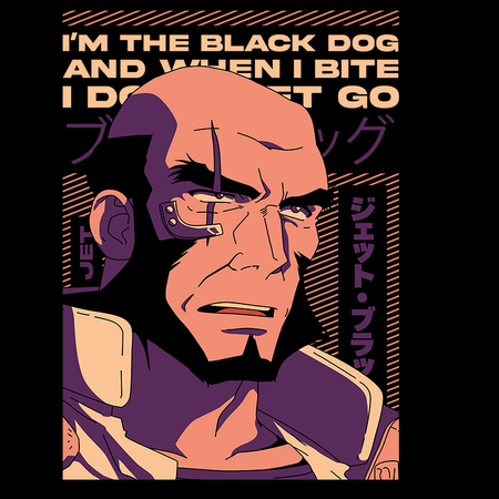 Koszulka Czarna Cowboy Bebop - WYBIERZ KOLOR KOSZULKI I FASON