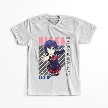 Koszulka Biała Chuunibyou demo Koi ga Shitai! / Love, Chunibyo & Other Delusions! - WYBIERZ KOLOR KOSZULKI I FASON