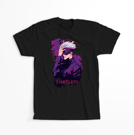 Koszulka Czarna Jujutsu Kaisen - WYBIERZ KOLOR KOSZULKI I FASON