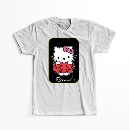 Koszulka Biała - Hello Kitty - WYBIERZ KOLOR KOSZULKI I FASON