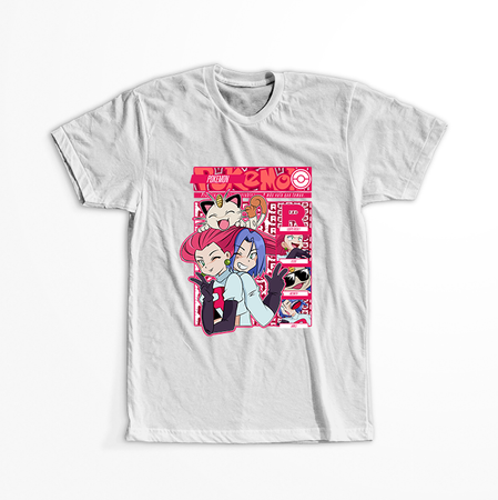 Koszulka Biała - Pokemon - WYBIERZ KOLOR KOSZULKI I FASON