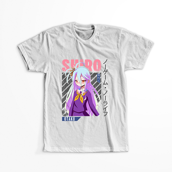 Koszulka Biała No Game No Life - WYBIERZ KOLOR KOSZULKI I FASON