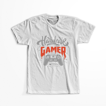 Koszulka Hardcore gamer WYBIERZ KOLOR KOSZULKI I FASON
