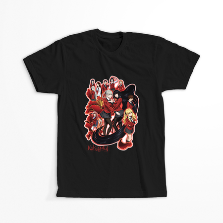 Koszulka Czarna - Kakegurui - WYBIERZ KOLOR KOSZULKI I FASON