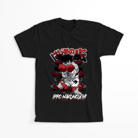 Koszulka Czarna - Hajime no Ippo - WYBIERZ KOLOR KOSZULKI I FASON