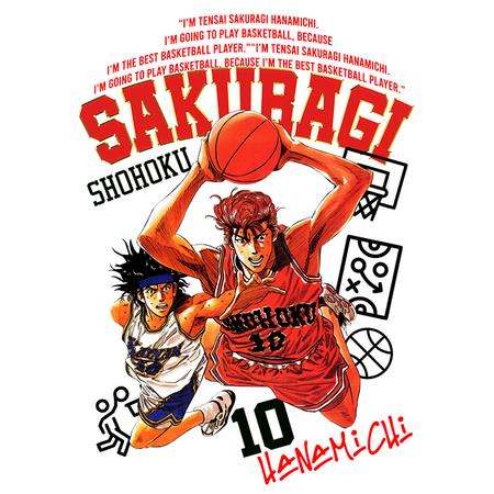 Koszulka Biała Slam Dunk WYBIERZ KOLOR KOSZULKI I FASON