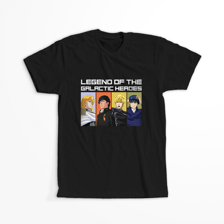Koszulka Czarna Legend of the Galactic Heros - WYBIERZ KOLOR KOSZULKI I FASON